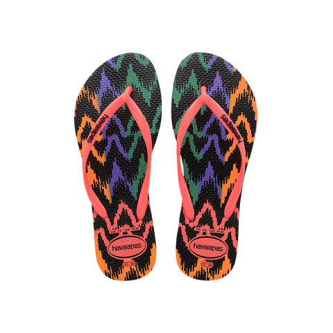 Slim Tribal Flip Flops