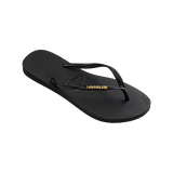 Slim Logo Metallic Flip Flops