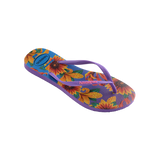 Slim Floral Flip Flops