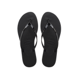 You Metallic Flip Flops