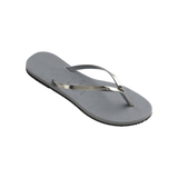 You Metallic Flip Flops