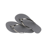 You Metallic Flip Flops