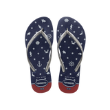 Slim Nautical Flip Flops