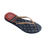 Slim Nautical Flip Flops