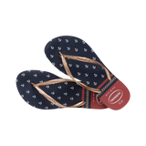 Slim Nautical Flip Flops