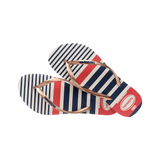 Slim Nautical Flip Flops
