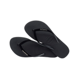 Slim Velvet Flip Flops