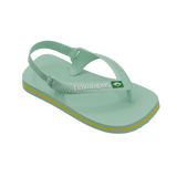 New Baby Brasil Logo Flip Flops