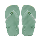New Baby Brasil Logo Flip Flops