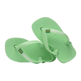 New Baby Brasil Logo Flip Flops