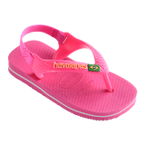 New Baby Brasil Logo Flip Flops