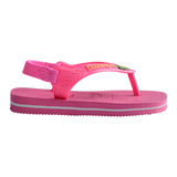New Baby Brasil Logo Flip Flops