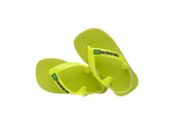 New Baby Brasil Logo Flip Flops