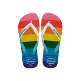 Top Pride All Over Flip Flops