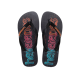 Top Logomania Print Flip Flops