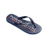 Top Logomania Print Flip Flops