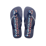 Top Logomania Print Flip Flops