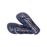 Top Logomania Print Flip Flops