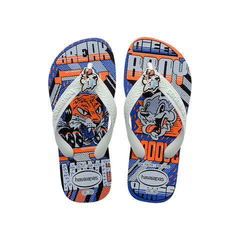 Kids Top Grafitti Flip Flops