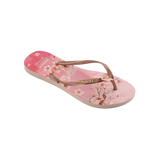Slim Cherry Blossom Flip Flops