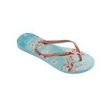 Slim Cherry Blossom Flip Flops