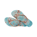 Slim Cherry Blossom Flip Flops