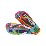 Top Pride Rainbow Flip Flops