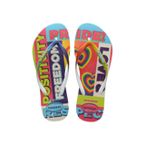 Slim Pride Rainbow Flip Flops