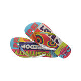 Slim Pride Rainbow Flip Flops