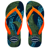 Navy Blue/Neon Orange